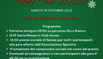 Gara di natale al golf Club Parco de' Medici Roma